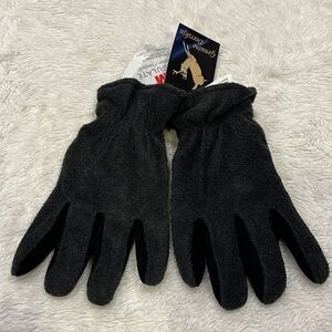 North American Trading Co. Gray Deerskin Gloves large